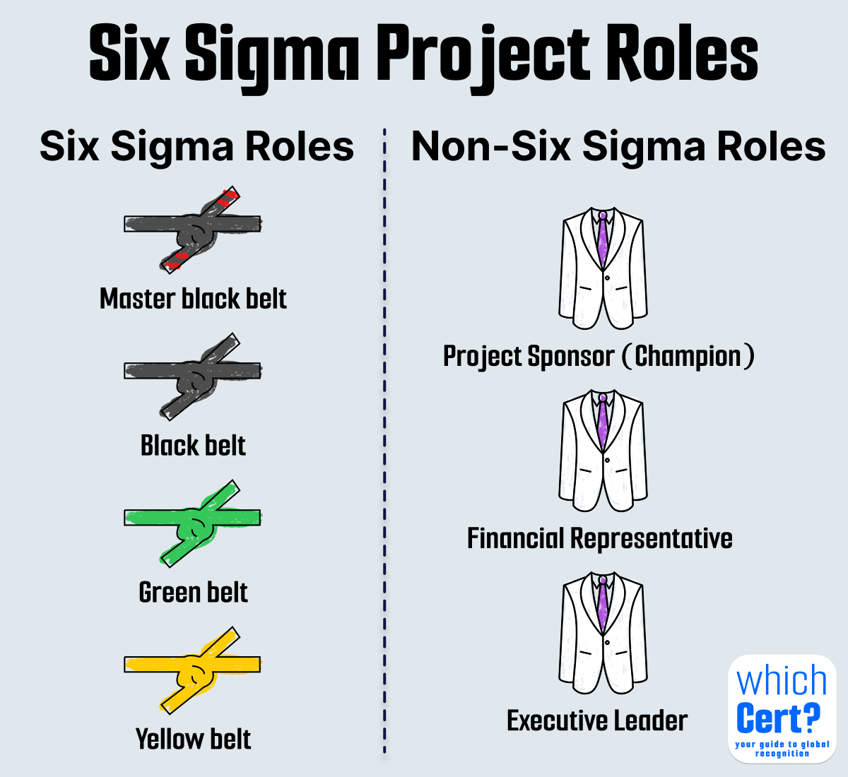 six sigma roles